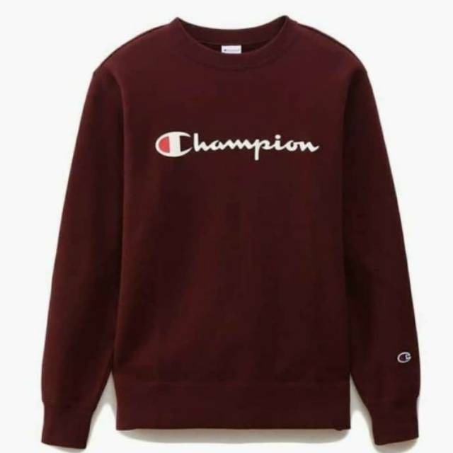 CREWNECK CHAMPION MAROON