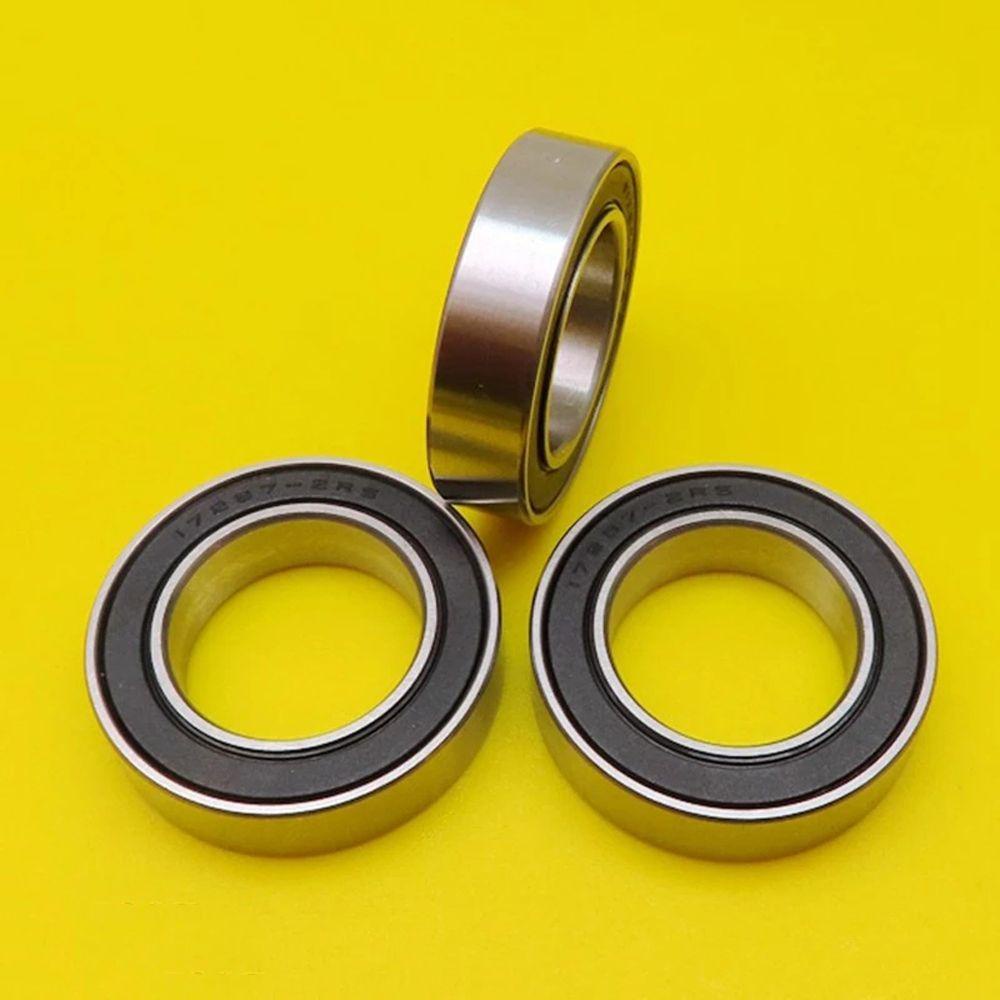 Agustinina Bearing Sepeda Bunga Drum Bearing Sepeda Bagian Perbaikan Bearing 17x28x7mm 17287RS MR17287 Bantalan Bawah