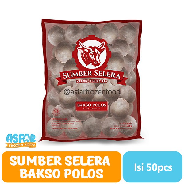 

Sumber Selera Bakso Polos isi 50pcs