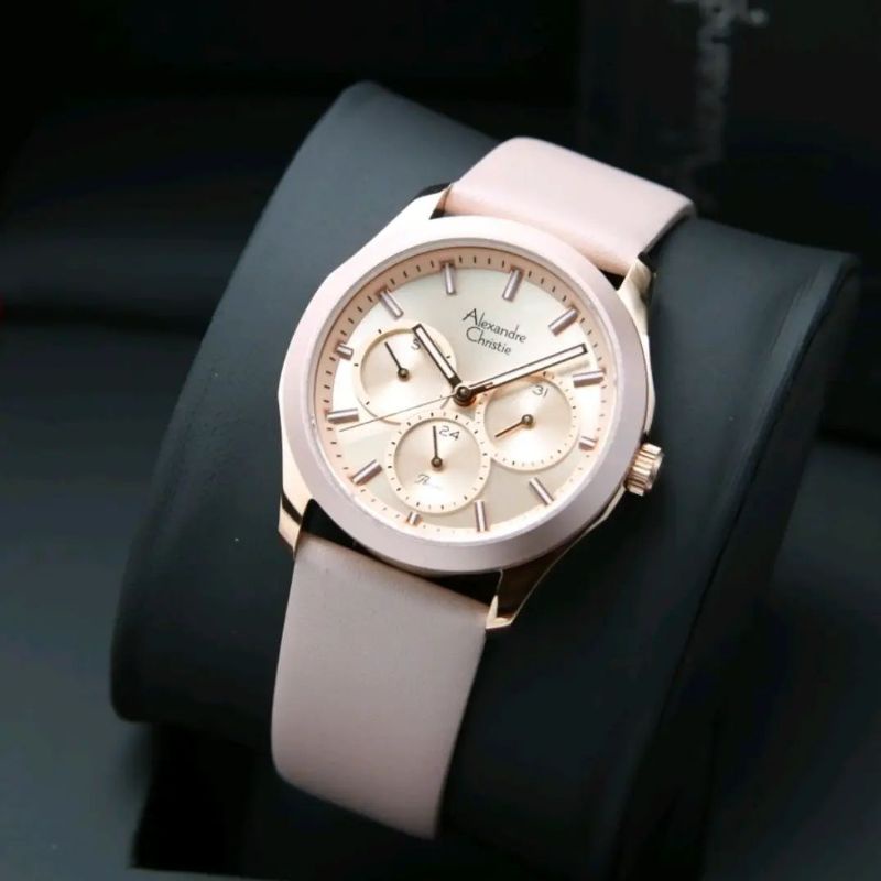 Jam Tangan Alexandre Christie AC 2968 Wanita / AC2968 BF Pink Original