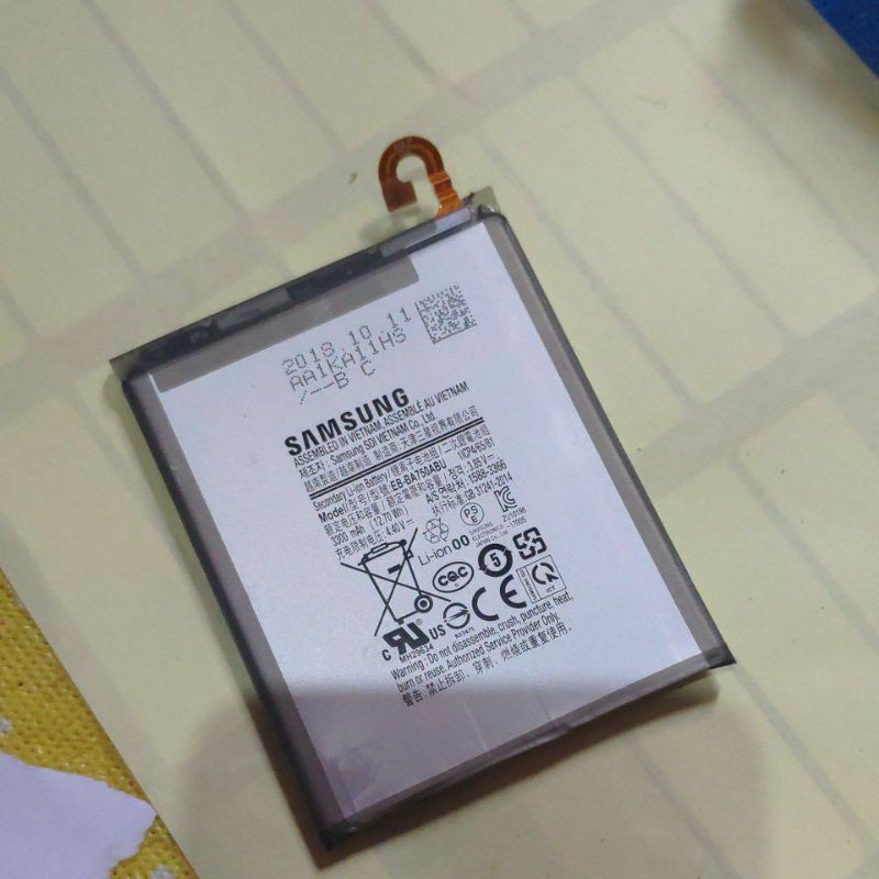 baterai samsungA7 2018 original copotan