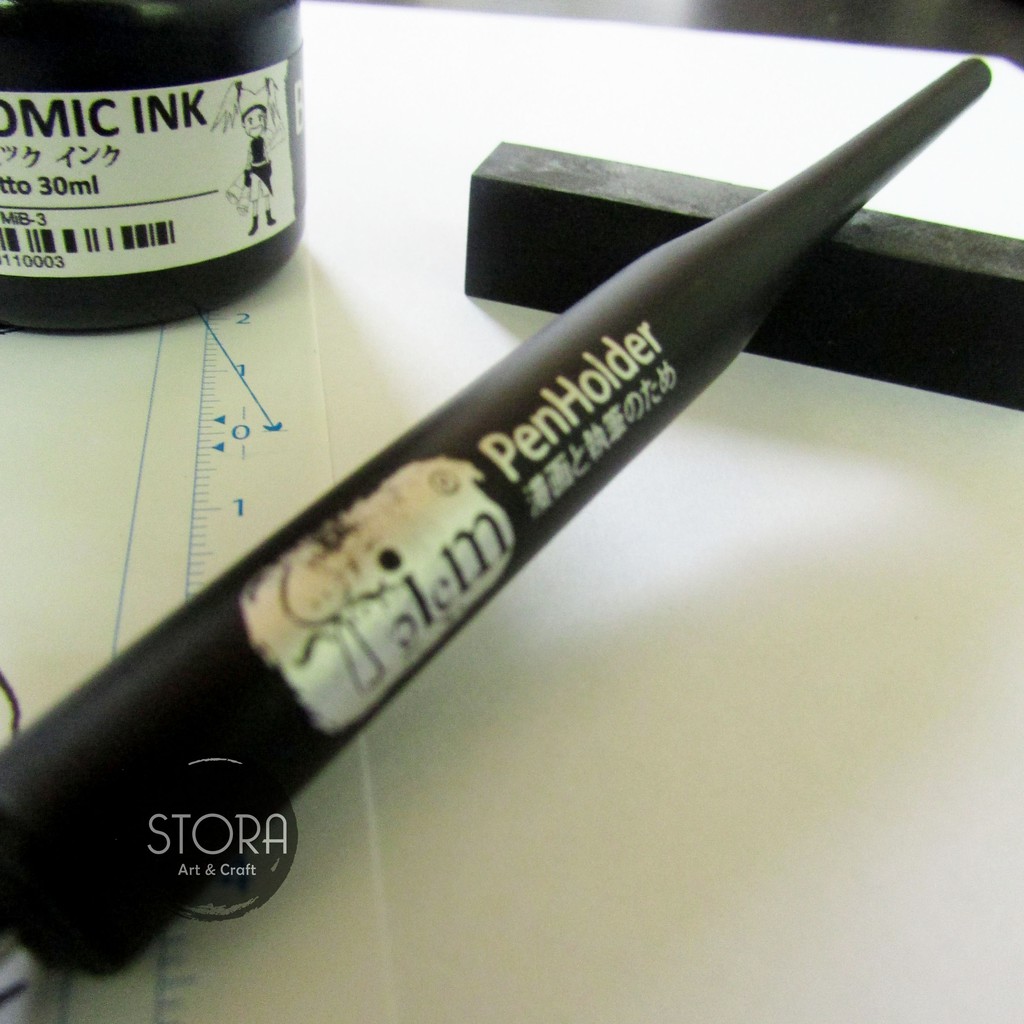 Eiem Nib Holder / comic manga holder pen / stick holder pen black