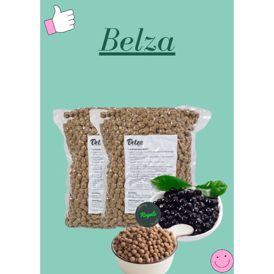 

BOBA TAPIOKA PEARL/TOPPING BOBA/BOBA INSTANT BELZA 1 KG