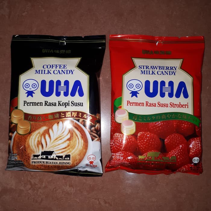 [HALAL] UHA Milk Candy 103gr - Permen Milk Candy Permen Susu Asli Malaysia Rich / Matcha / Mint