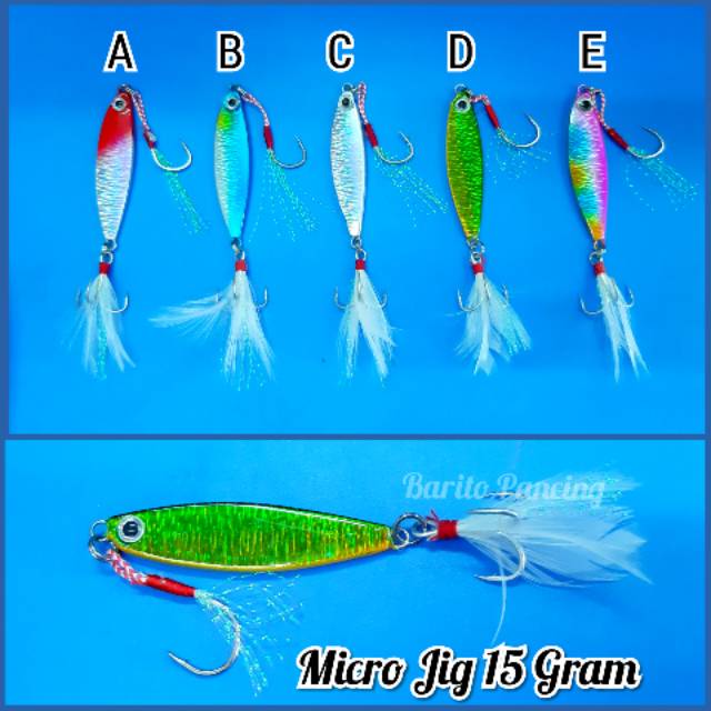 Micro Jig 15 gram Umpan Pancing