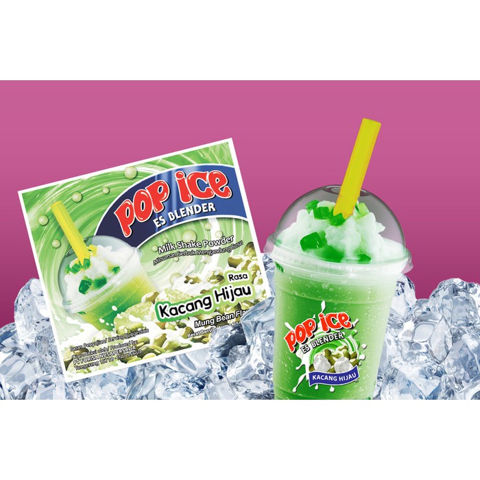 Jual Pop Ice Aneka Rasa Minuman Es Blender 25gr Es Te 1646