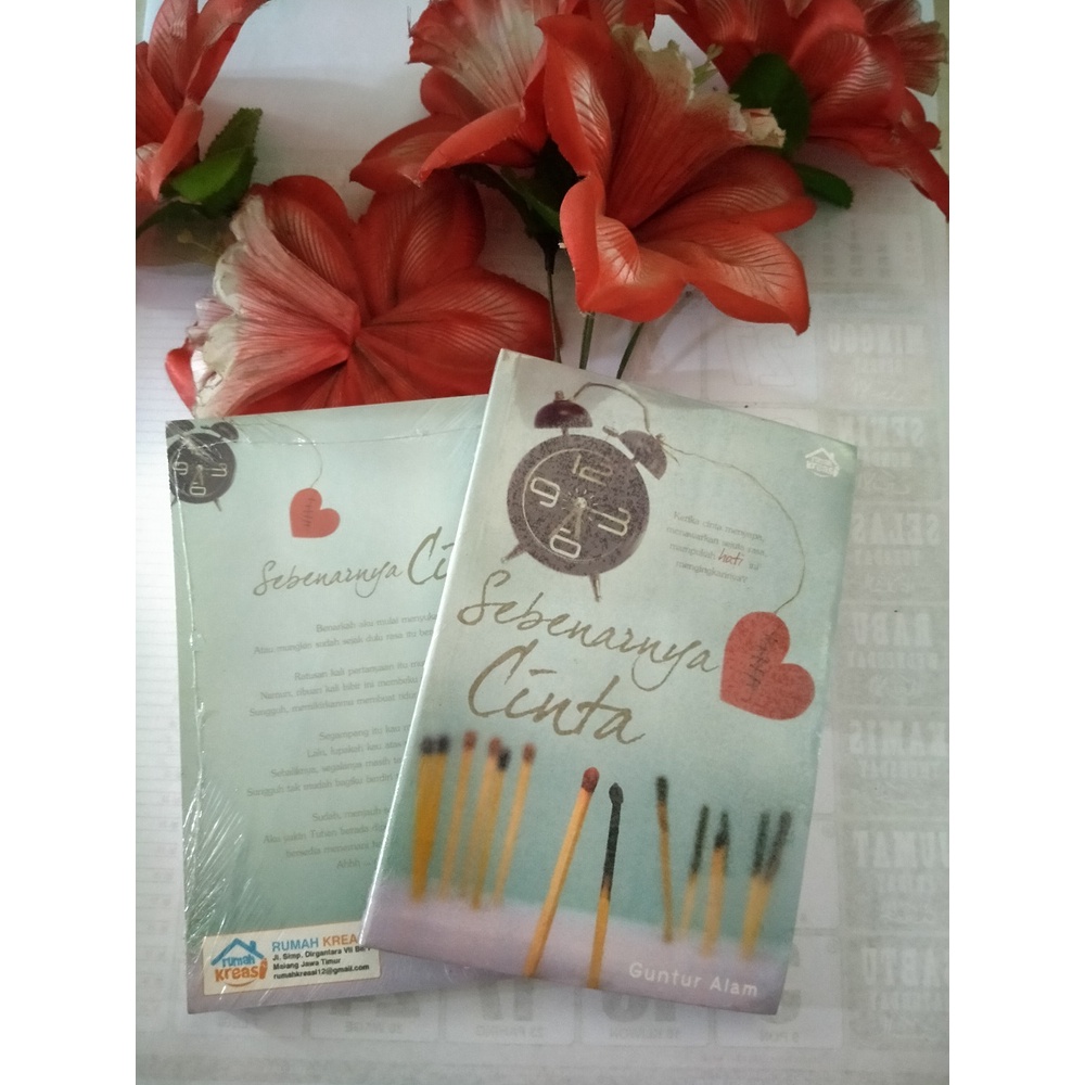 NOVEL Sebenarnya Cinta - Guntur Alam
