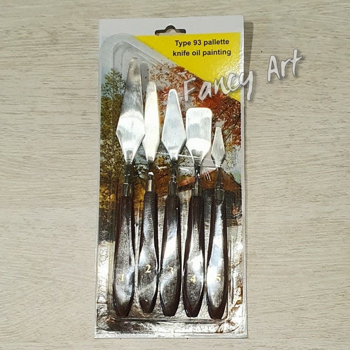 

Palette Knife Oil Painting set 5 / pisau palet