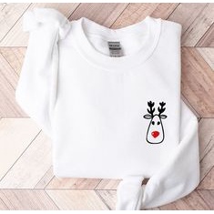 SWEATER WANITA PRIA CUTE DEER FLEECE TEBAL HALUS PREMIUM TERLARIS'