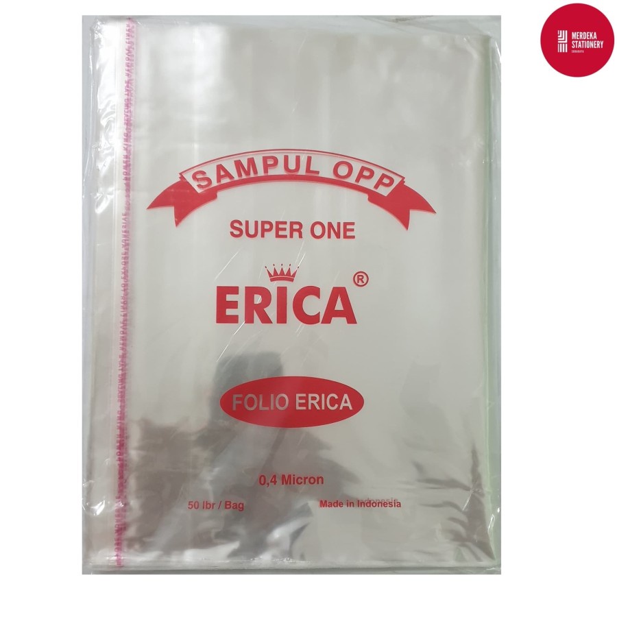 

Sampul Buku OPP Folio Lem SUPER ONE ERICA 0,4 micron 50 lembar