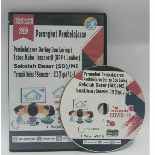 Rpp 1 Lembar Sd Tematik Kelas 3 Semester 1 2 Revisi 2020 Shopee Indonesia