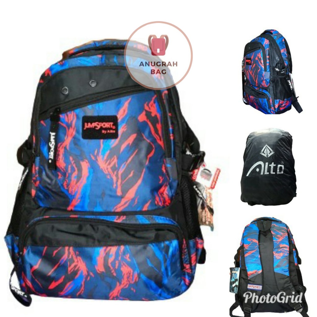 TAS RANSEL ALTO UNISEX 3 WARNA BAHAN KUAT DAN BERKUALITAS HARGA TERJANGKAU