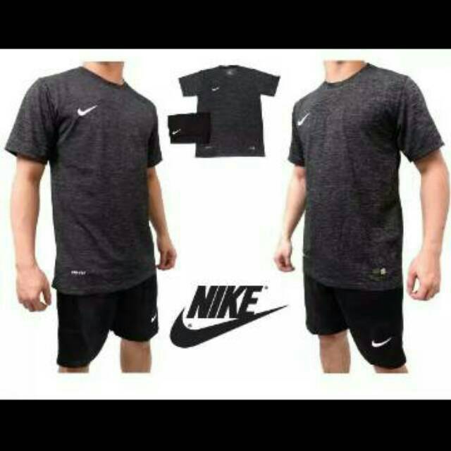 Jersey Stelan Nike/ Jersey Stelan Futsal Nike Hitam /Stelan Futsal Jersey Black Grey