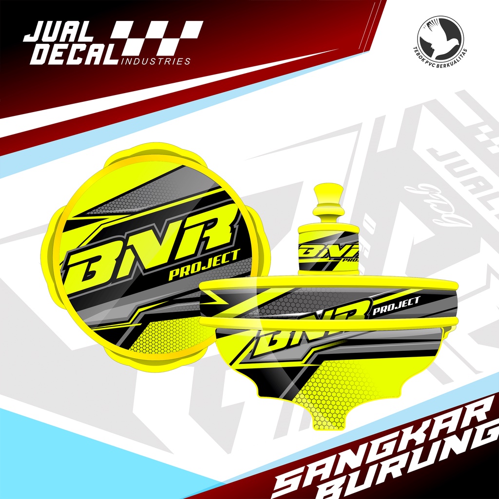 Stiker Tebok Lovebird BNR PROJECT Decal Sangkar Burung Love Bird Pleci Helopet Antigores ebod radja