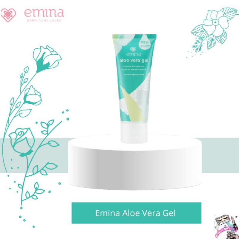 ☃Cutezz_Ching1☃Emina Aloe Vera Gel 60ml - Pelembab