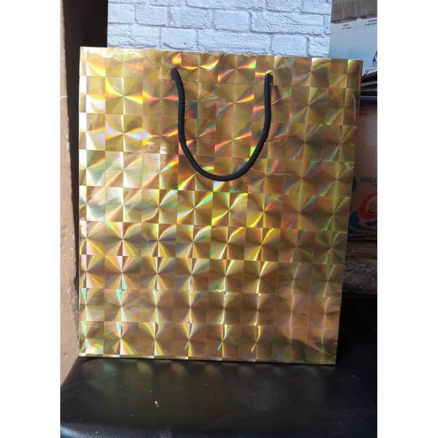 

Paper bag sisa dan kualitas export. Size 29 x 14.5 x 33. Min order kelipatan 12 pcs.