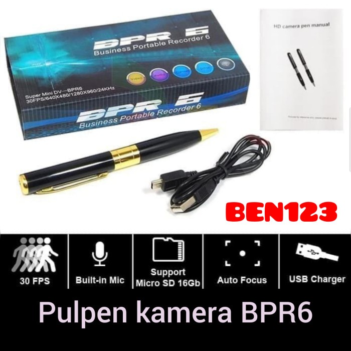 

Pulpen Kamera/ Spy Cam Pen Bpr 6