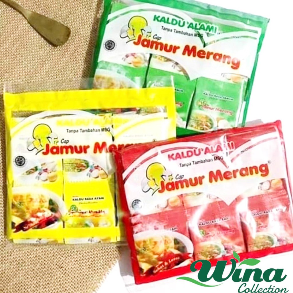 

PROMO Kaldu Jamur Alami Cap Jamur Merang 1 Dus Isi 10 Pack Non Msg