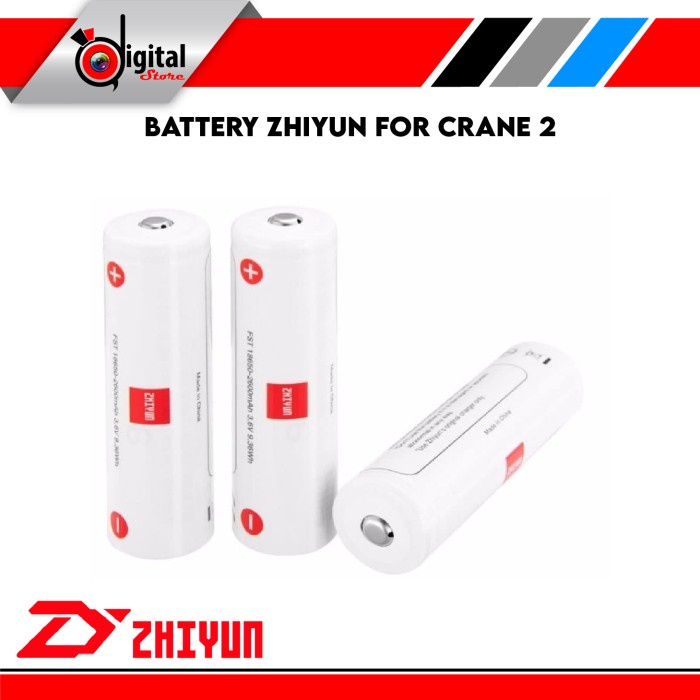 Battery Zhiyun For Crane 2 3 Stabilizer 18650-2600Mah (3Pcs)