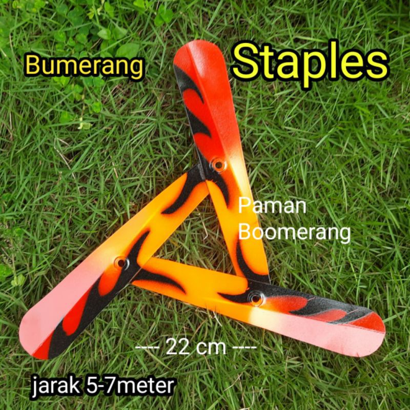 

Termurah Bumerang indoor Staples jarak 5meter.