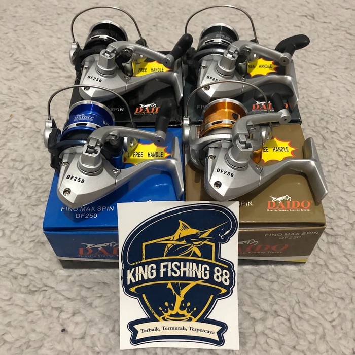 New Fishing Reel Daido Fino Df 250 Reel Murah - silver