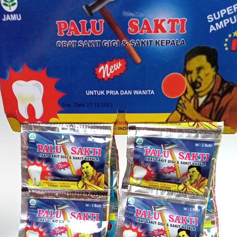 

Nem PALU SAKTI HERBAL AKPUH OBAT SAKIT GIGI SAKIT KEPALA DEMAM LINU SENDI DLL