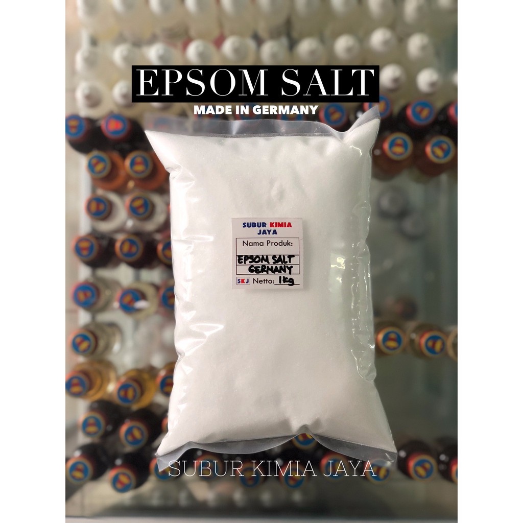 

Epsom Salt Germany / Garam Inggris / Magnesium Sulfate / MgSO4 1 Kg