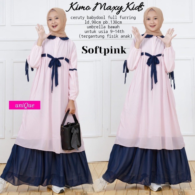 Kimo Maxy kids by UniQue // dress anak remaja