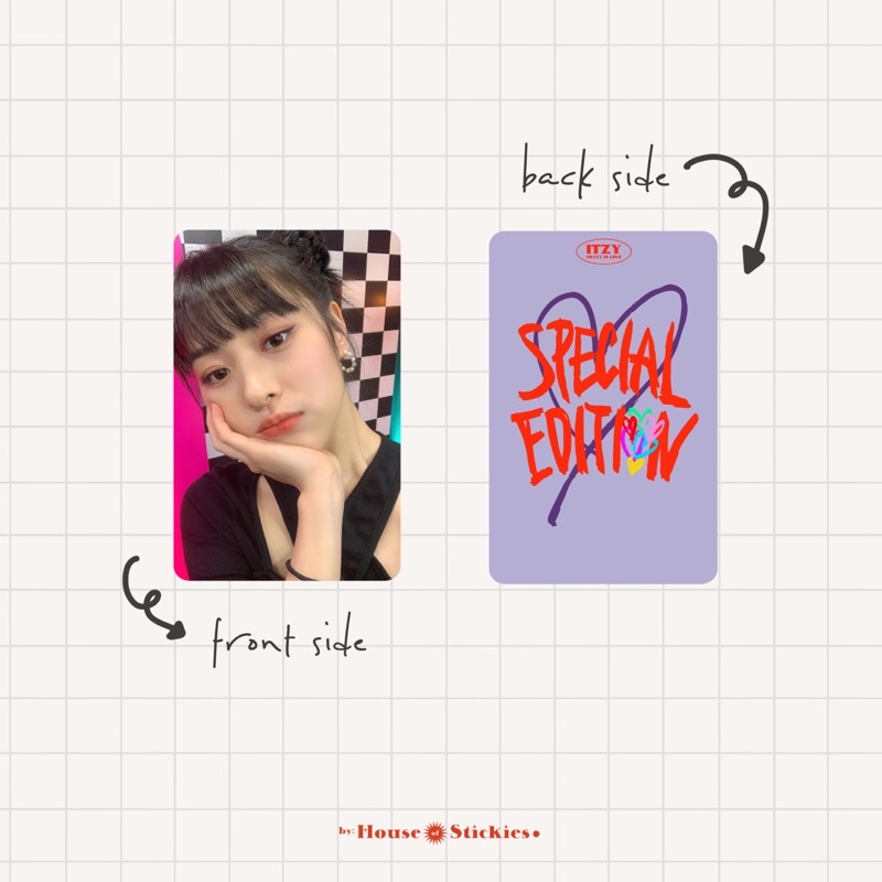 ITZY Unofficial Photocard Crazy In Love Selca