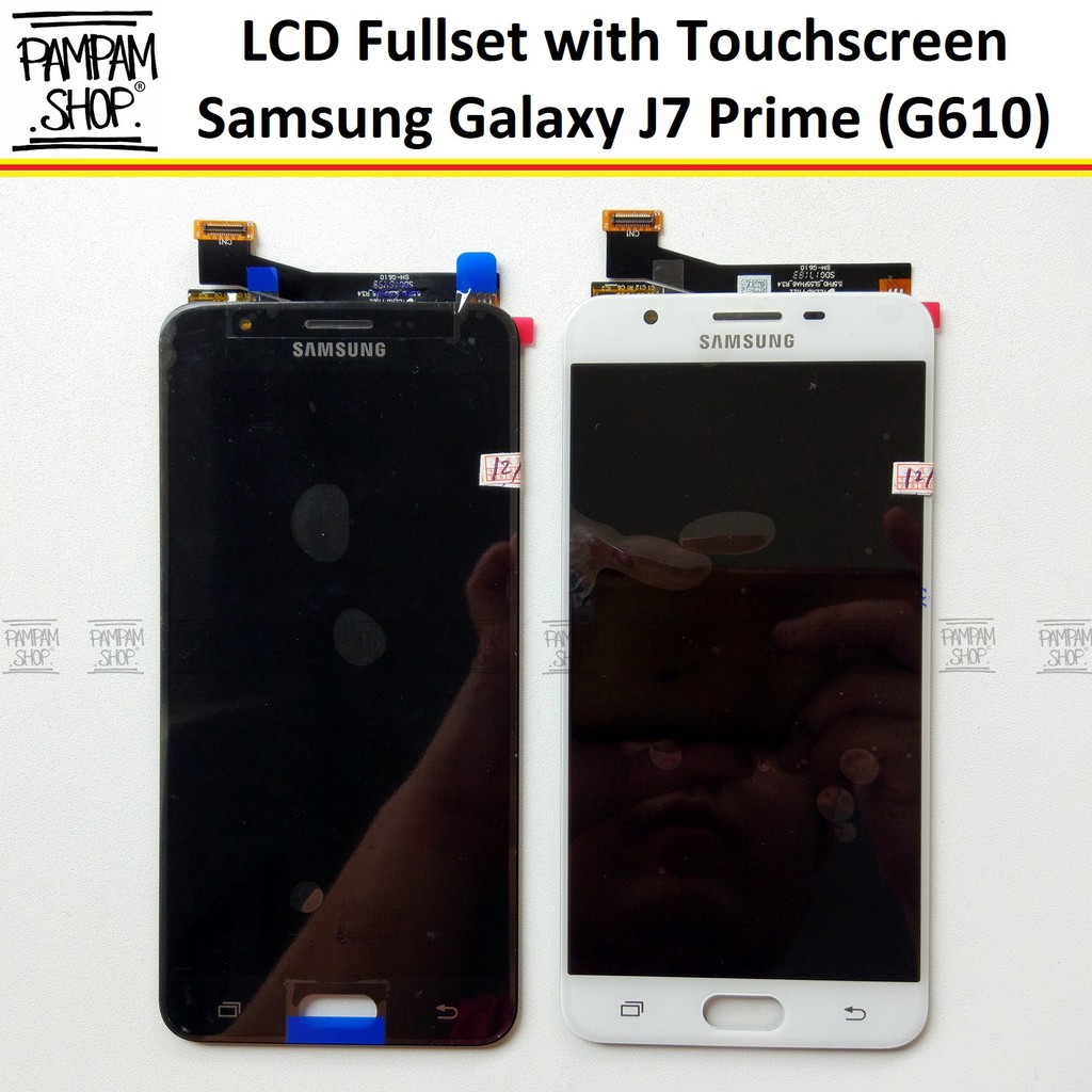 LCD Fullset Touchscreen Samsung Galaxy J7 Prime 2016 G610 Original OEM Ori Touch Screen