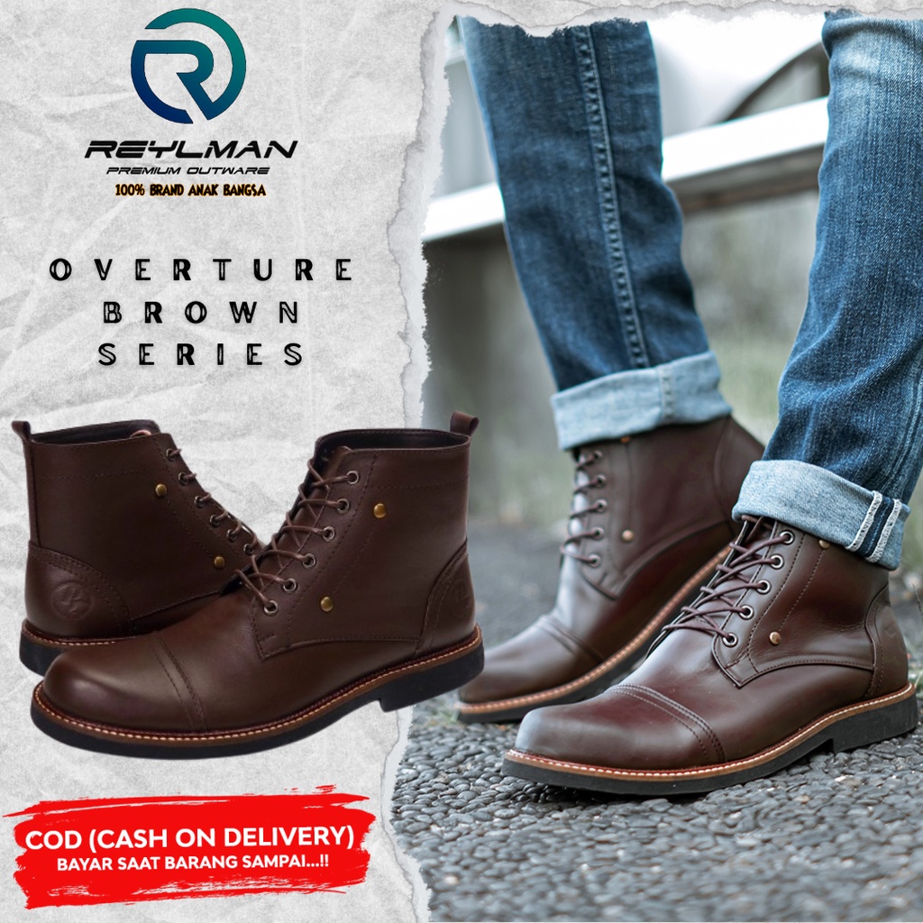Sepatu Boots REYLMAN Overture Brown Series