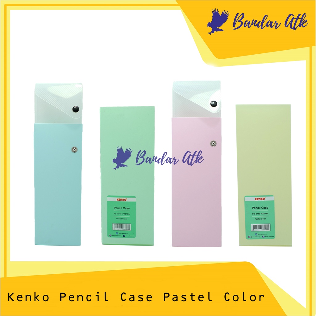 

KENKO Tempat Pensil Kotak Pensil Pencil Case PASTEL PC-0719 [1 PCS]