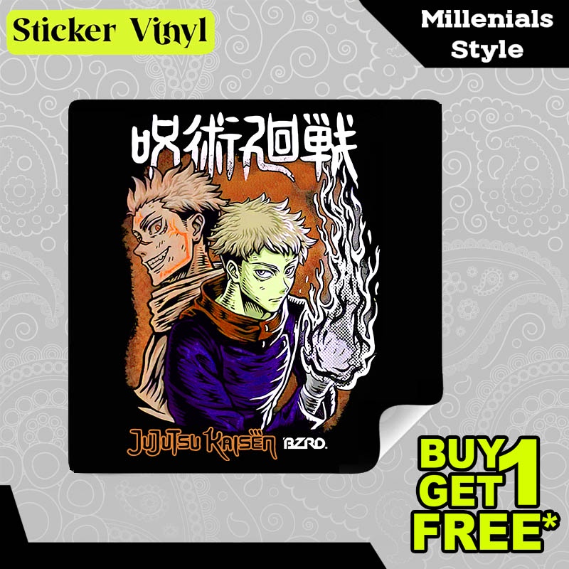 

Stiker Sticker Jujutsu Kaisen Serial Animasi Jepang Populer Aesthetic Bahan Vinyl Satuan Anti Air