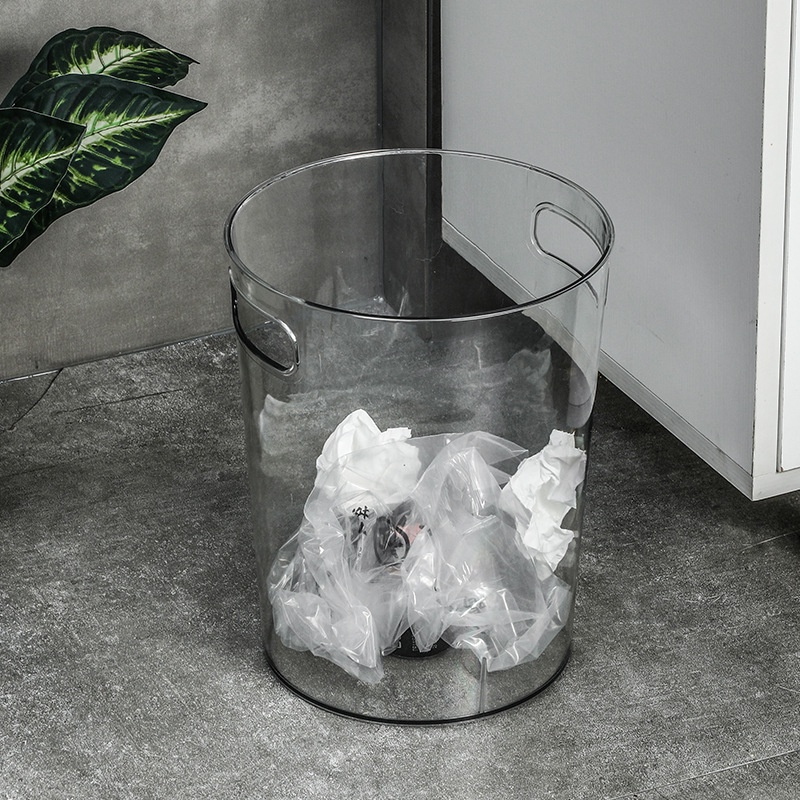 TEMPAT SAMPAH TRANSPARAN MINIMALIS AESTHETIC ESTETIK TEMPAT SAMPAH MEJA KANTOR KAMAR MANDI DAPUR KAMAR BAGUS