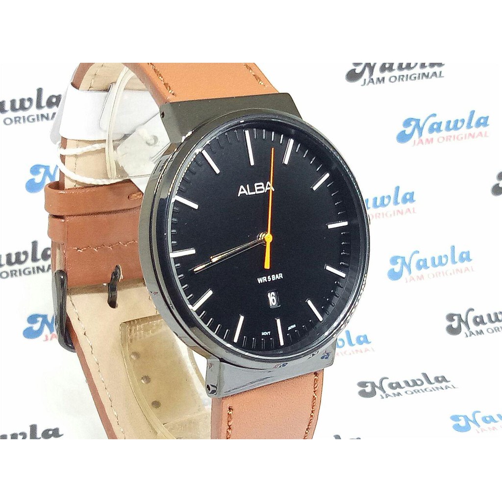 Alba Quartz AS9H23X1 Analog Black Dial - Jam Tangan Pria AS9H23