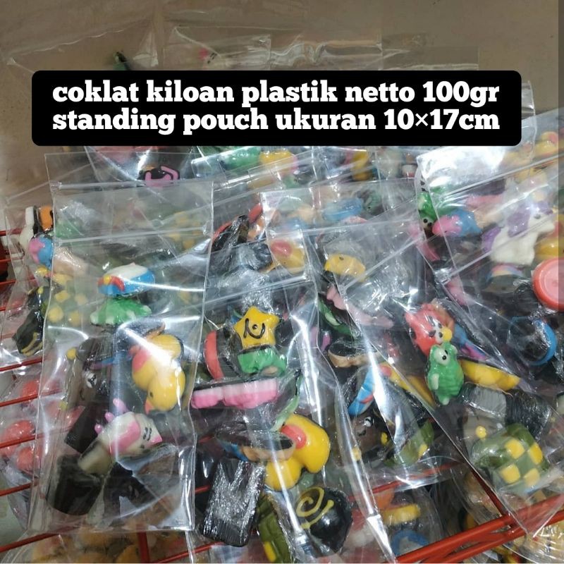 

Coklat karakter 100gr kiloan plastik - Premium Halal mui Dinkes pirt - cokelat lebaran