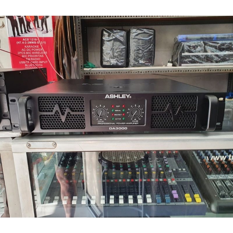 Power Amplifier Ashley DA3000 Power Ampli Ashley DA 3000 Original Class H 1200 Watt Garansi Resmi As