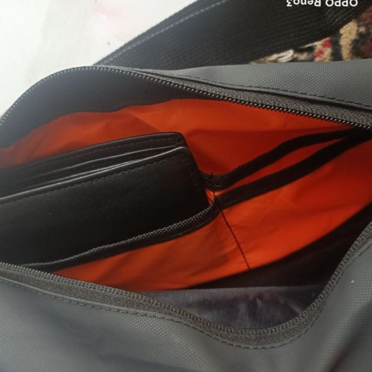 [KODE BARANG F9058Q] Tas pria/wanita Erigo webing merah anti air