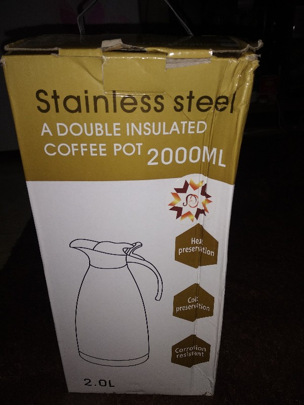 [cod] Teko Water Jug Vacuum Coffee Pot 2liter D05