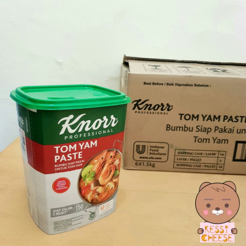 

KNORR TOM YAM PASTE / BUMBU TOM YAM / TOM YUM 1.5 Kilo Original
