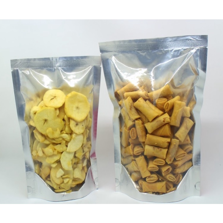Bungkus Makanan kering/cair 1 Kg Stand Pouch Standing Pouch Combi Alu warna Putih