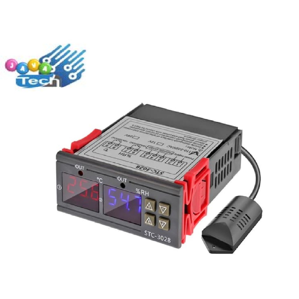 STC-3028 Themohygrostat 220V AC Temperature &amp; Humidity Controller