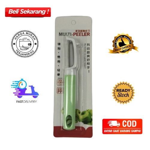 [BISA COD] PROMO Alat Pengupas Stainless Super Tajam Pisau Kupas Peeler Piller Alat Kupas Pengupas Kulit Buah Praktis Serbaguna