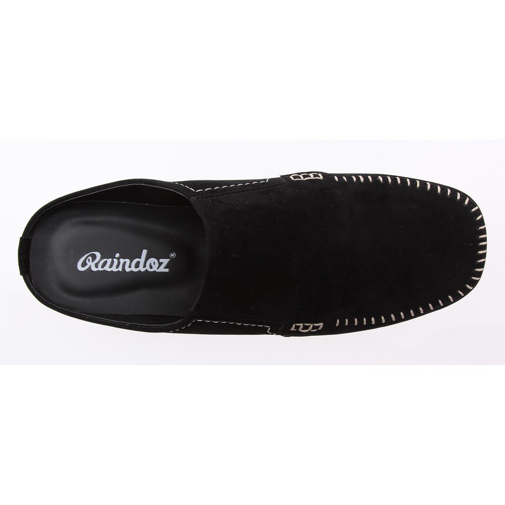 SEPATU SLIP ON PRIA HITAM 38 sd 43 ROS 001 RAINDOZ