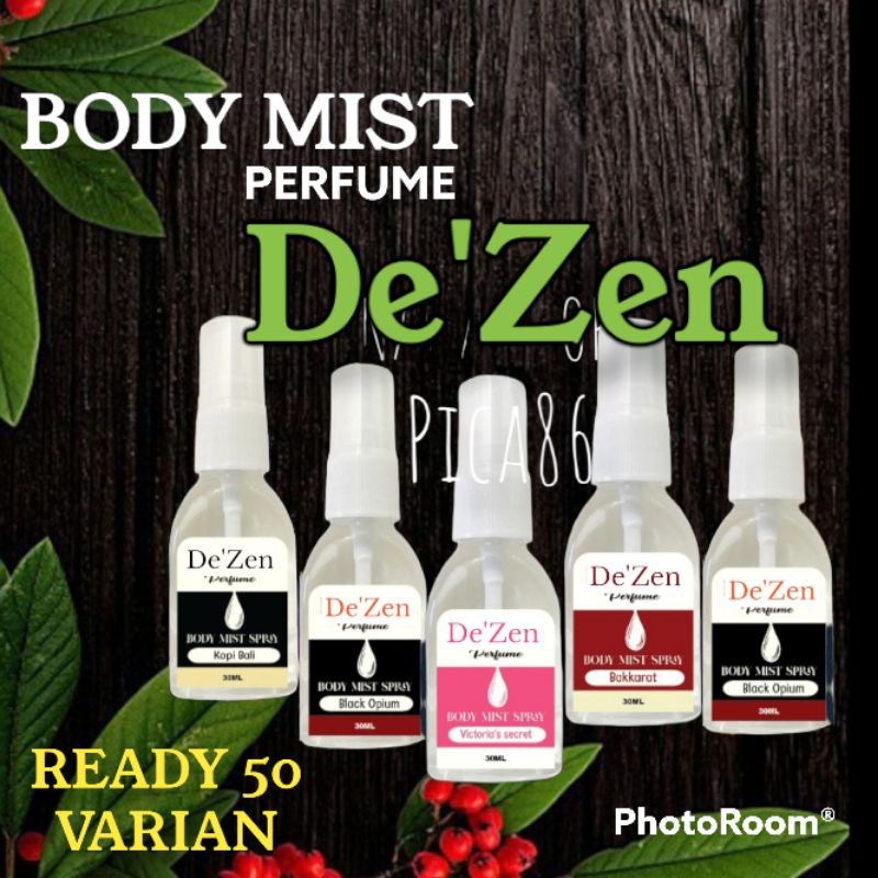 BODY MIST PARFUME De'Zen PRIA WANITA 30ML