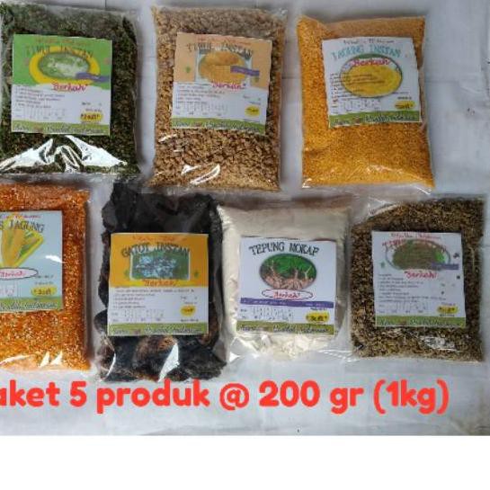 

*Dapatkan Sekarang ! Paket 5 produk. gatot/tiwul/beras jagung/nasi jagung/tepung gaplek termurah .,,