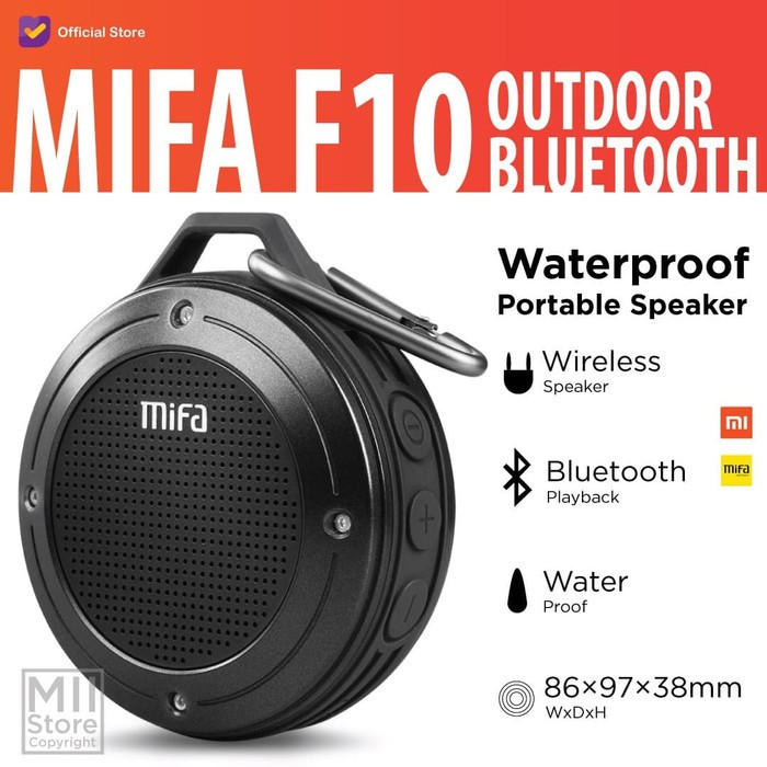 MiFa F10 Outdoor Waterproof Portable Bluetooth Speaker