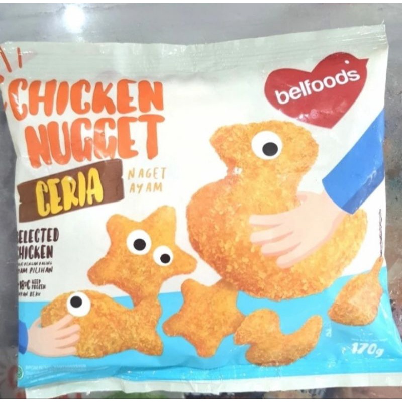 

Bellfoods Chicken Nugget Ceria 170Gr