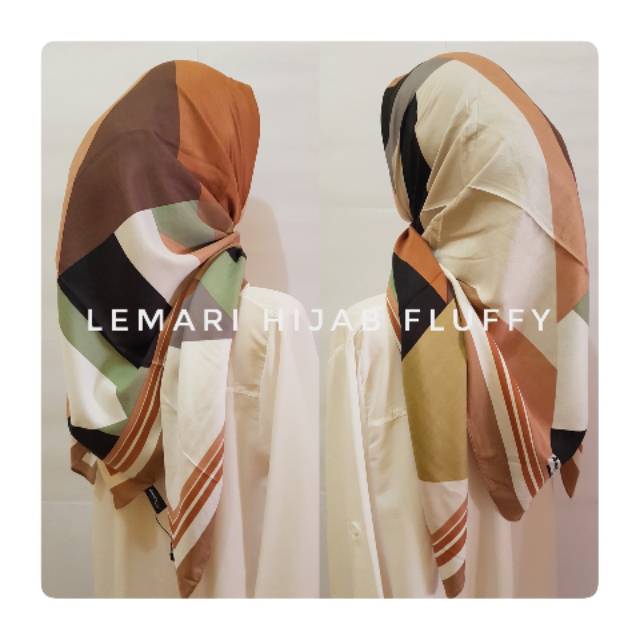 Hijab square azzura / hijab murah