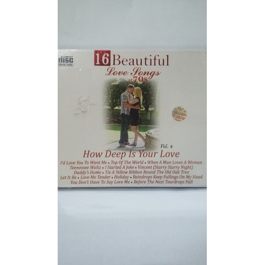 CD ORIGINAL 16 BEAUTIFUL LOVE SONGS AT 70S VOL. 4